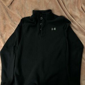 Under Armour Dark Gray Buttoned Pull Over